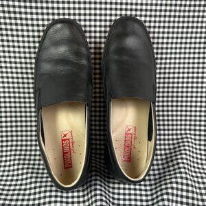 Pikolinos MARBELLA Mens Moccasin Black Leather Driving Loafer Shoe EU 44 US 10.5